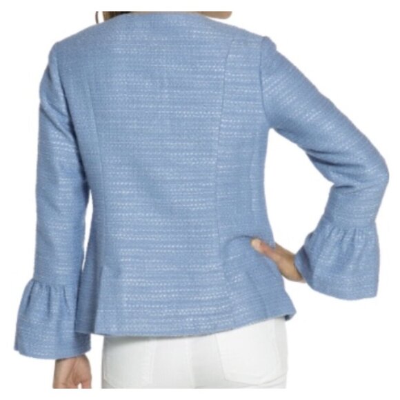 Sail to Sable NWT $298 Custom Design Tweed Blazer in Hydrangea SP1808 Women's XS - Picture 11 of 11